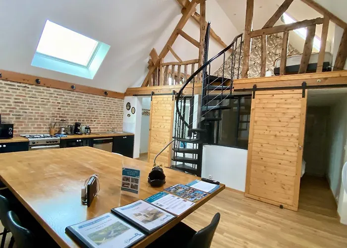 펜션 La Clef Decamp Ecuries Val De Mai 35 Pers 5 15 Min Amiens *